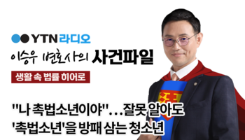 YTN라디오 - "나 촉법소년이야"…잘못 알아도 '촉법소년'을 방패 삼는