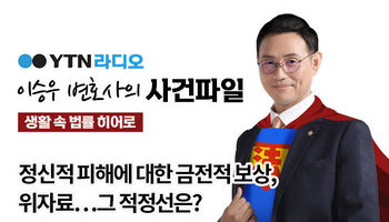 YTN라디오 - 정신적 피해에 대한 금전적 보상, 위자료…그 적정선은? [이승우, 신명철변