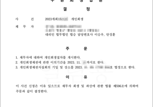 회사의 임금 체불로 인해 발생한 채무로 개인회