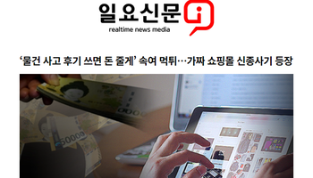 ‘물건 사고 후기 쓰면 돈 줄게’ 속여 먹튀…가짜 쇼핑몰 신종사기 등장 [김낙의변호사 인터