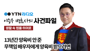 YTN라디오 - 13년간 양육비 안 준 무책임 배우자에게 양육비 받으려면 [이승우, 김범원